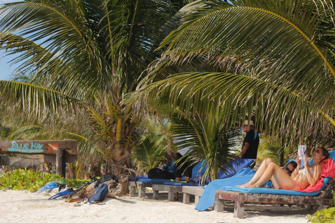 Eco Cabanas Bluekay Mahahual Eksteriør billede